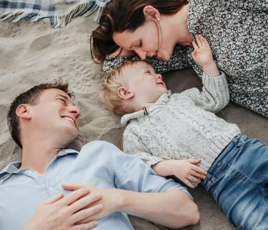 Professional family photoshoot captured by a professional photographer in Rotterdam