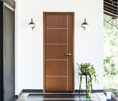 Pintu SWP lapisan HPL untuk rumah tinggal