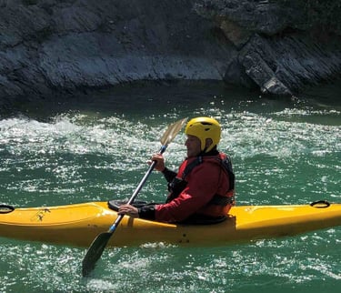 rivière drôme canoé kayak baignade canyonning