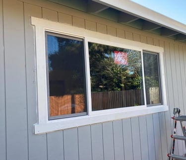 repaired window
