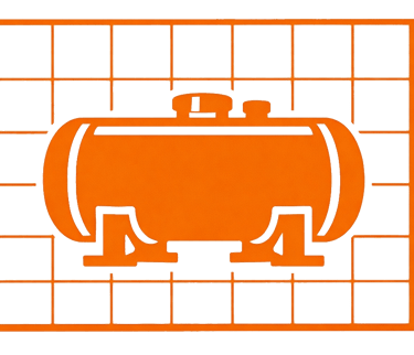 Glass-lined and stainless-steel reactor and tanks