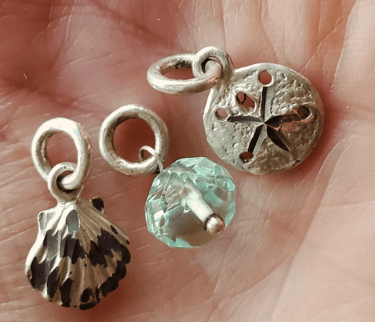 Rosies silver and gem home made charms