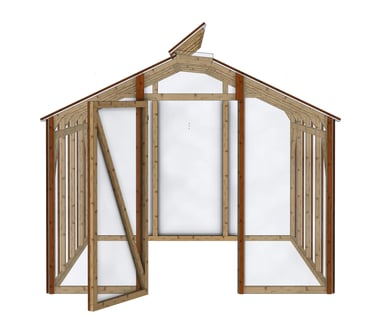 Serre de jardin en bois