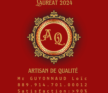 reconnu "artisan de qualité" en 2024 avec une satisfaction supérieur à 90%
