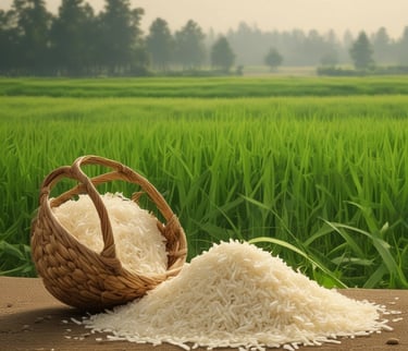 Close-up of jars filled with rare pantry staples like lentils and grains.