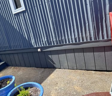 house with closed crawl space
