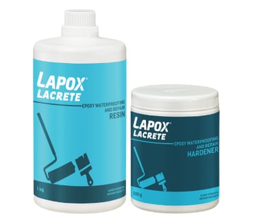 Lapox lacrete - waterprooging epoxy adhesive