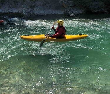 rivière drôme canoé kayak baignade canyonning
