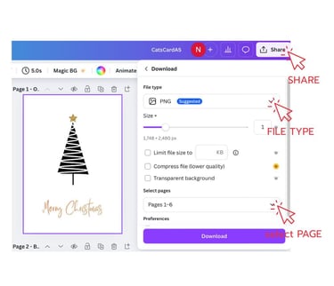 edit fonts in canva instruction