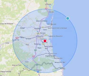 Map secteur d'intervention