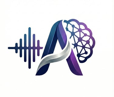 Symbole graphique du logo Appellia mêlant onde sonore et cerveau artificiel