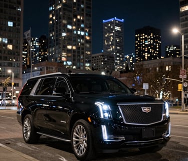 luxury cadillac escalade SUV VIREMONT CHAUFFUER Toronto
