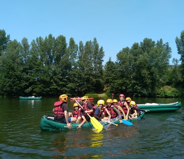 canoë kayak découverte famille rivière vacances