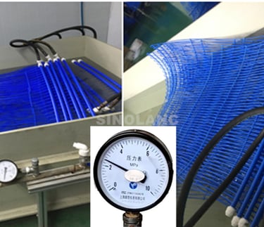 how capillary tube mats take pressure test