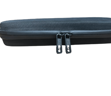pouch with waterproof zippers