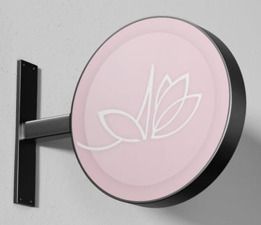 Logotipo impreso en aviso