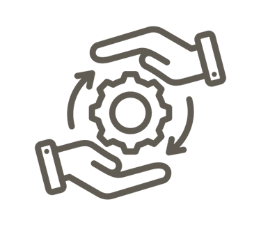 gestion de projet 2 mains