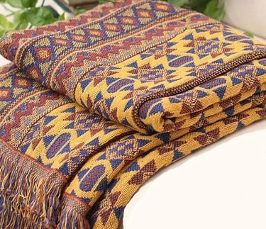 Bohemian Sofa Throw Blanket