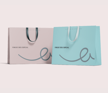 Bolsas para entrega de productos de marca de cuidados faciales