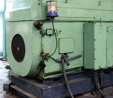 Automatic grease lubrication unit installed on steel plant equipment bearing