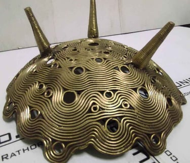 "Vintage brass fruit holder for kitchen or decor-Fit for export"