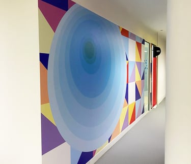 Vienos dalies interjero sienų grafika DECOSONA – unikalūs sienų raštai ir iliustracijos