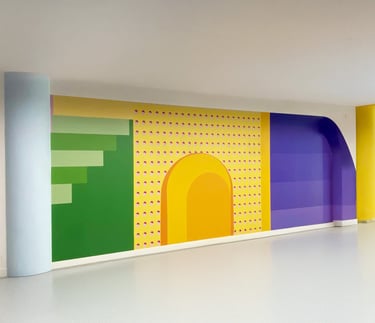 Vienos dalies interjero sienų grafika DECOSONA – unikalūs sienų raštai ir iliustracijos