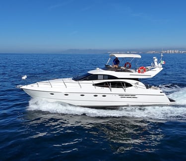 a boat with people on it in the water