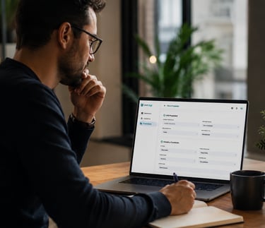 Real estate CRM workflow management inside Unitlogi platform for brokers and property follow-ups