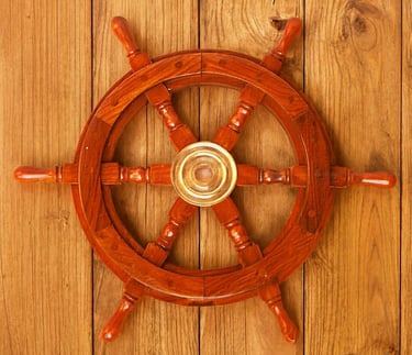 ship wheel steering
