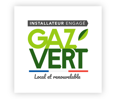 Logo Installateur engagé Gaz Vert
