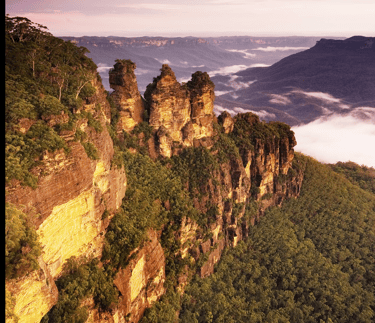picture of The Three Sisters, Katoomba, New South Wales, Australia.