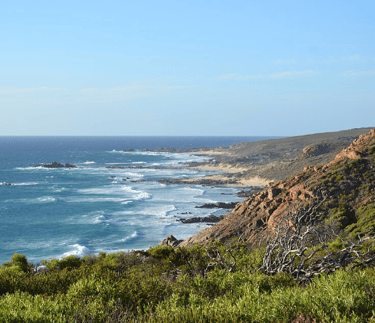 Picture of Cape Naturaliste, WA Coastline with bays and wild ocean
