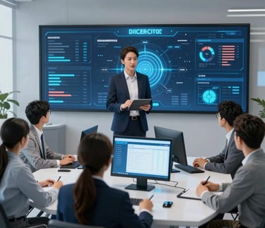 a computer screen with a bunch of data on it
