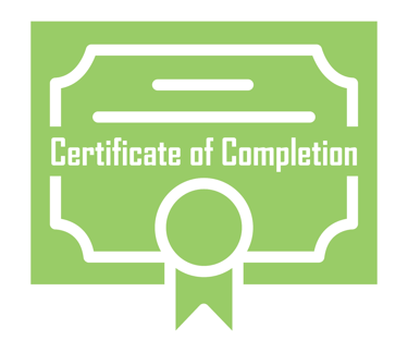 Accounting course certificate of completion