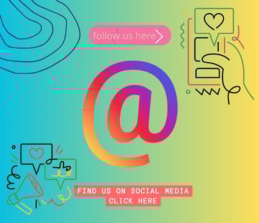 Cayla Henri: a colorful graphic of a social media advert