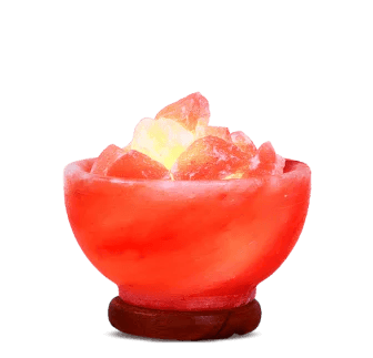 Himalayan pink salt lamp inch handcrafted design