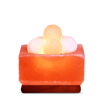 Pink salt lamp inch natural Himalayan crystal