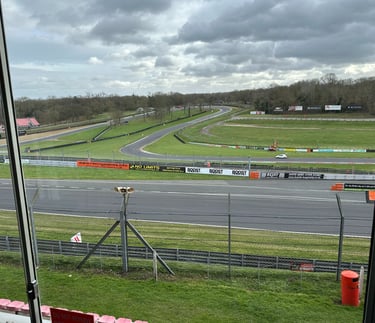 Hospitality Box view of Brands Hatch Indy circuit