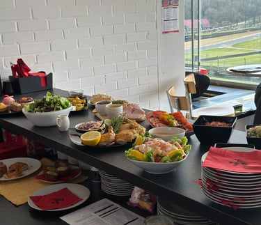 Lunch buffet hospitality
