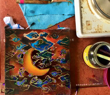 Batik Workshop, Batik Student, Batik Painting, Nederland, Netherlands, Shuen Li Spirit, Tjanting