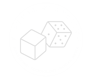 Transparent Eighter Solutions stamp logo in white