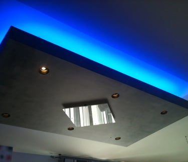 Instalación de iluminación led de techo en Vitoria Gasteiz