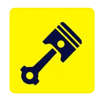 Ícone de pistão representando a qualidade e durabilidade das peças usadas de motor. Garantia de produtos revisados na Brasil 