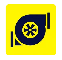 Ícone de turbina/turbo, representando peças usadas com procedência garantida e qualidade de motor original na Brasil Peças Us