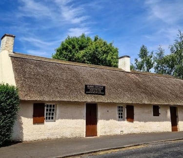 a thatched cottage
