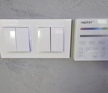 панель управлением RGB