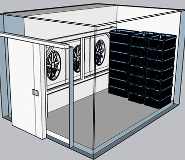alquiler cuartos fríos y túneles de congelación