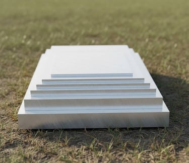 “Close-up view of aluminium plate surface texture and premium finish”