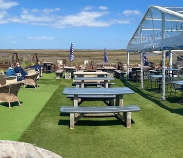 White Horse marsh bar , Brancaster Staithe